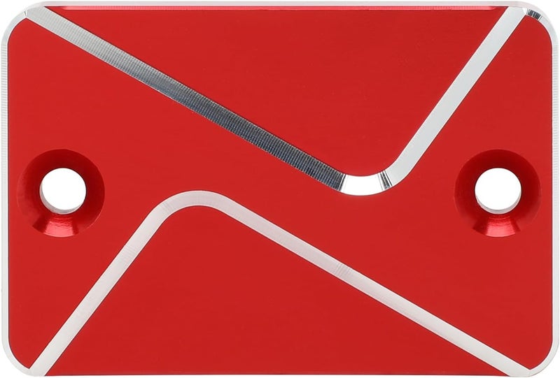 BAOUFF Front Brake Fluid Reservoir Cover for Hawk 250,CNC Motorcycle Cylinder Pump Guard for Hawk250/Hawk 250cc - Red - Image 5